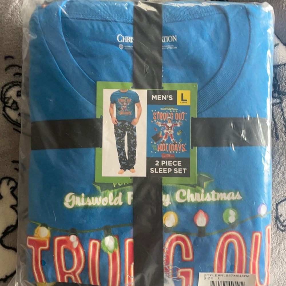 Men’s large Christmas vacation pajamas